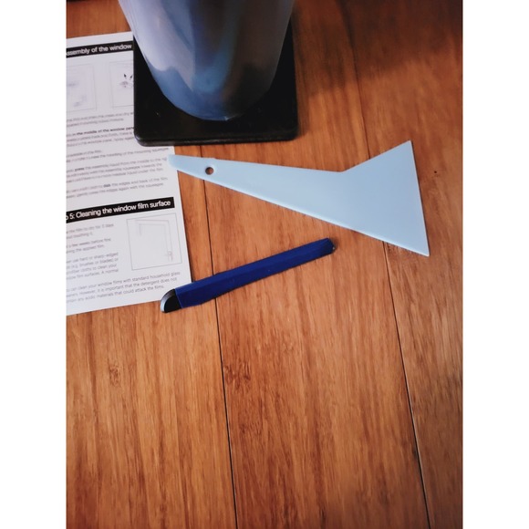 NIB One Way Privacy Window Tint for Home Office Blue Silver 6 mL 35.4"x13.1ft - Picture 7 of 8